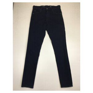 AG ADRIANO GOLDSCHMIED Dark Wash The Farrah Skinny Ankle High Rise Waist Jeans